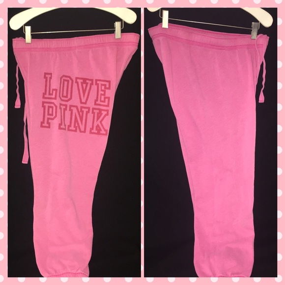 PINK Victoria's Secret Pants - VS PINK jogger sweatpants MEDIUM