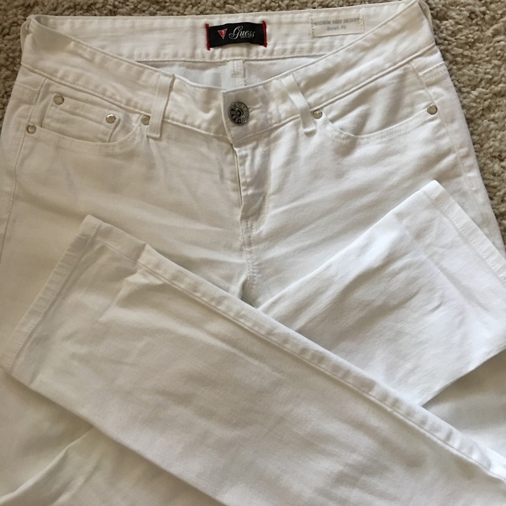 Guess White Jeans