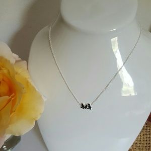 "True Friends" Bird Necklace