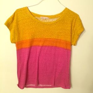 Color block shirt
