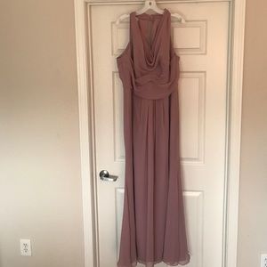Quartz Davids Bridal Long Bridesmaid Dress