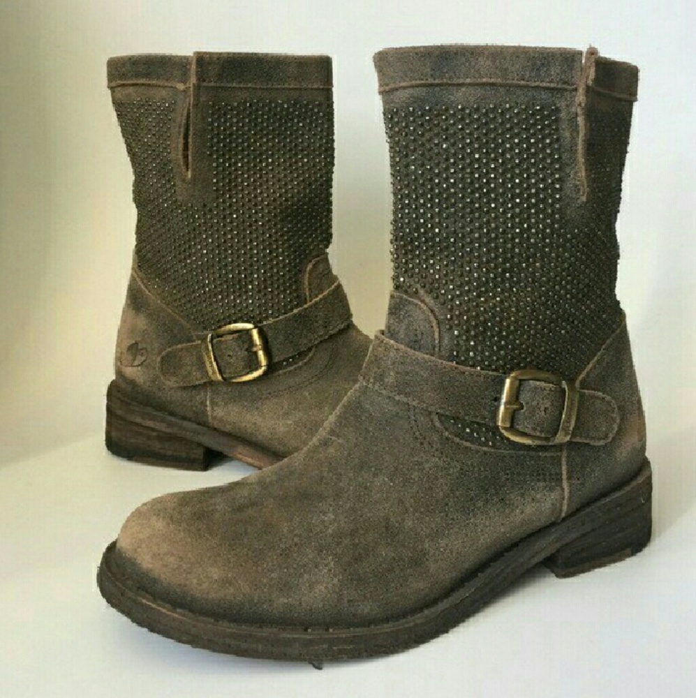 ❌SOLD❌Anthropologie Felmini Suede Studded Booties