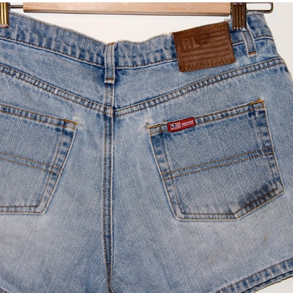 Vintage Ralph Lauren Denim Jean shorts - Picture 2 of 3
