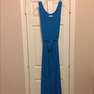 Maxi Calvin Klein Royal Blue Dress