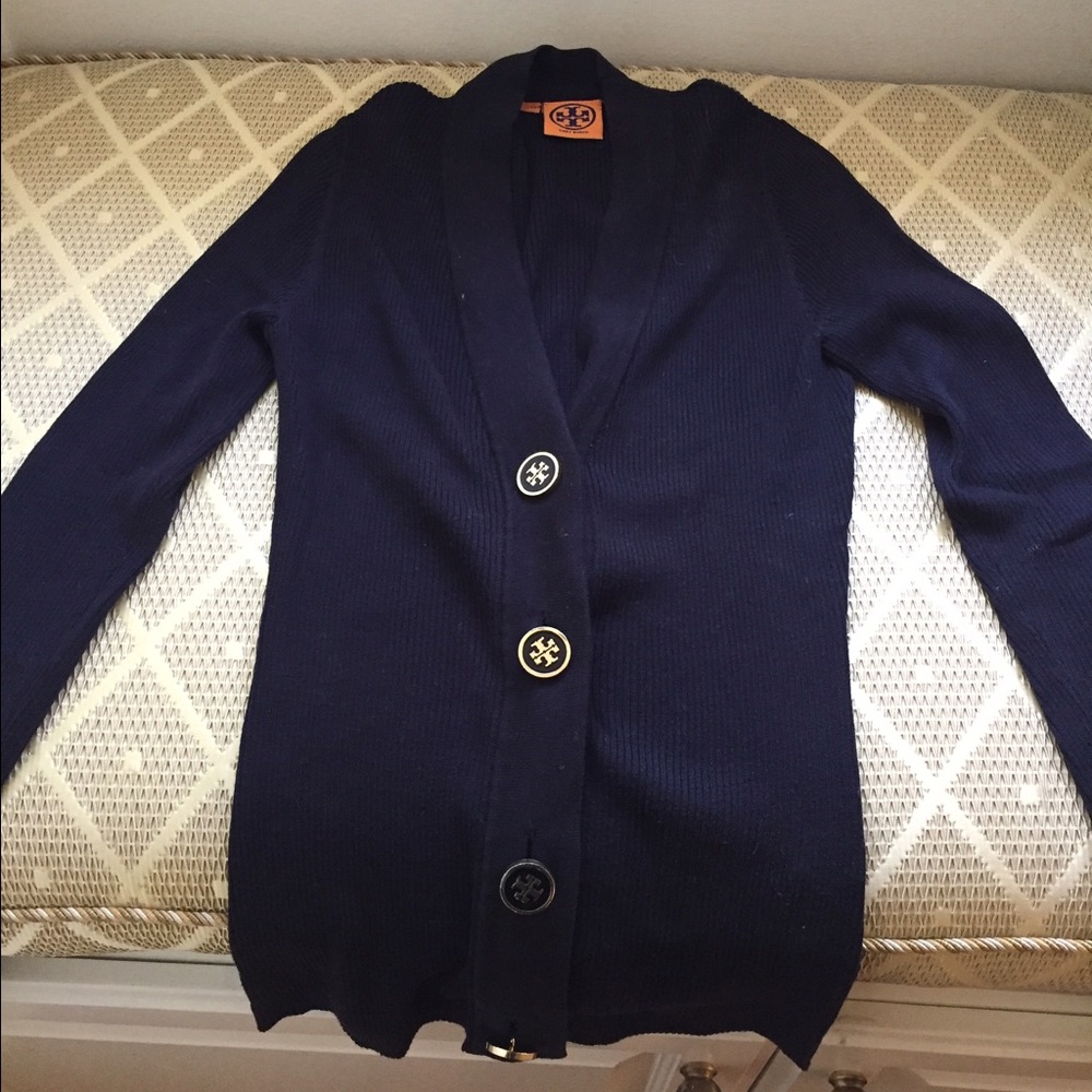 Navy Tory Butch Sweater