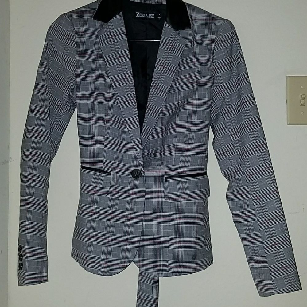 Plaid blazer