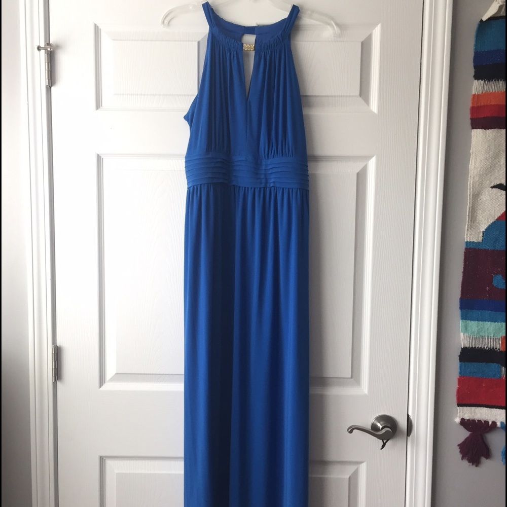 Formal blue dress