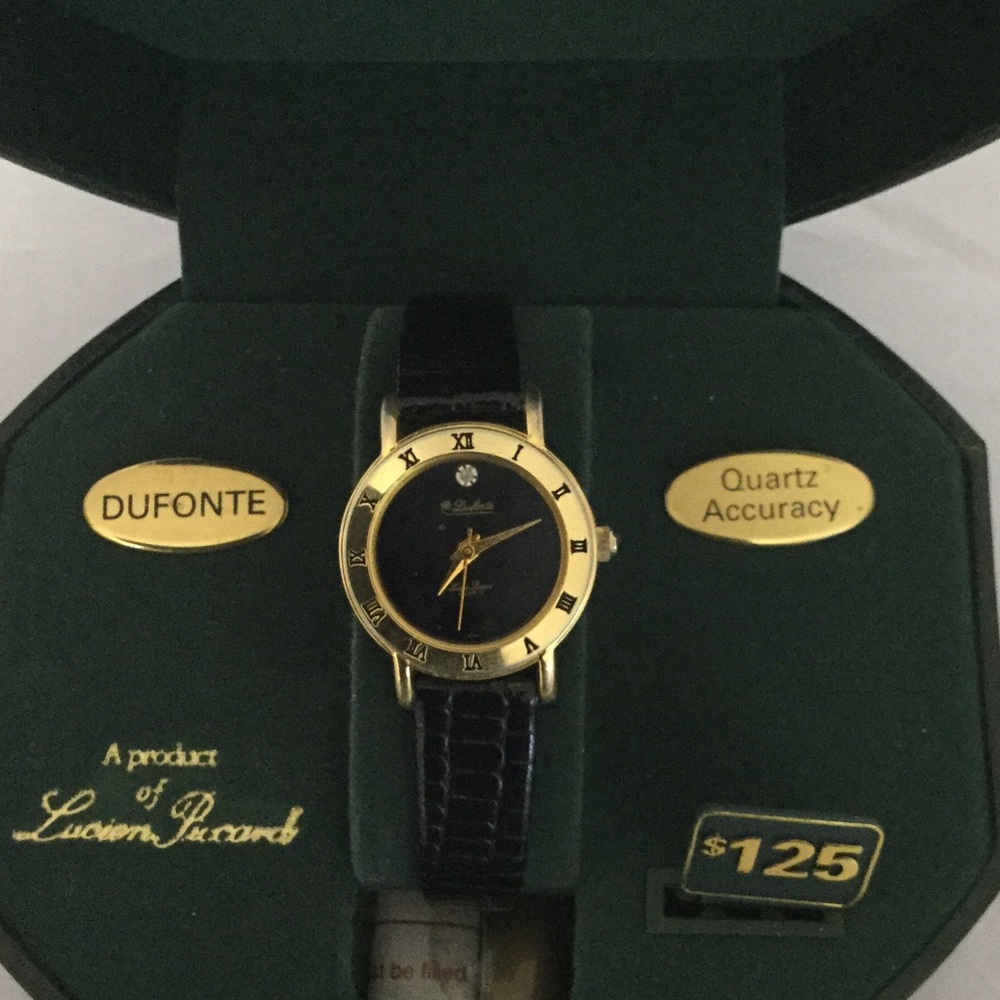 Nice!  DUFONTE Watch by Lucien Piccard - NIB - Picture 3 of 5