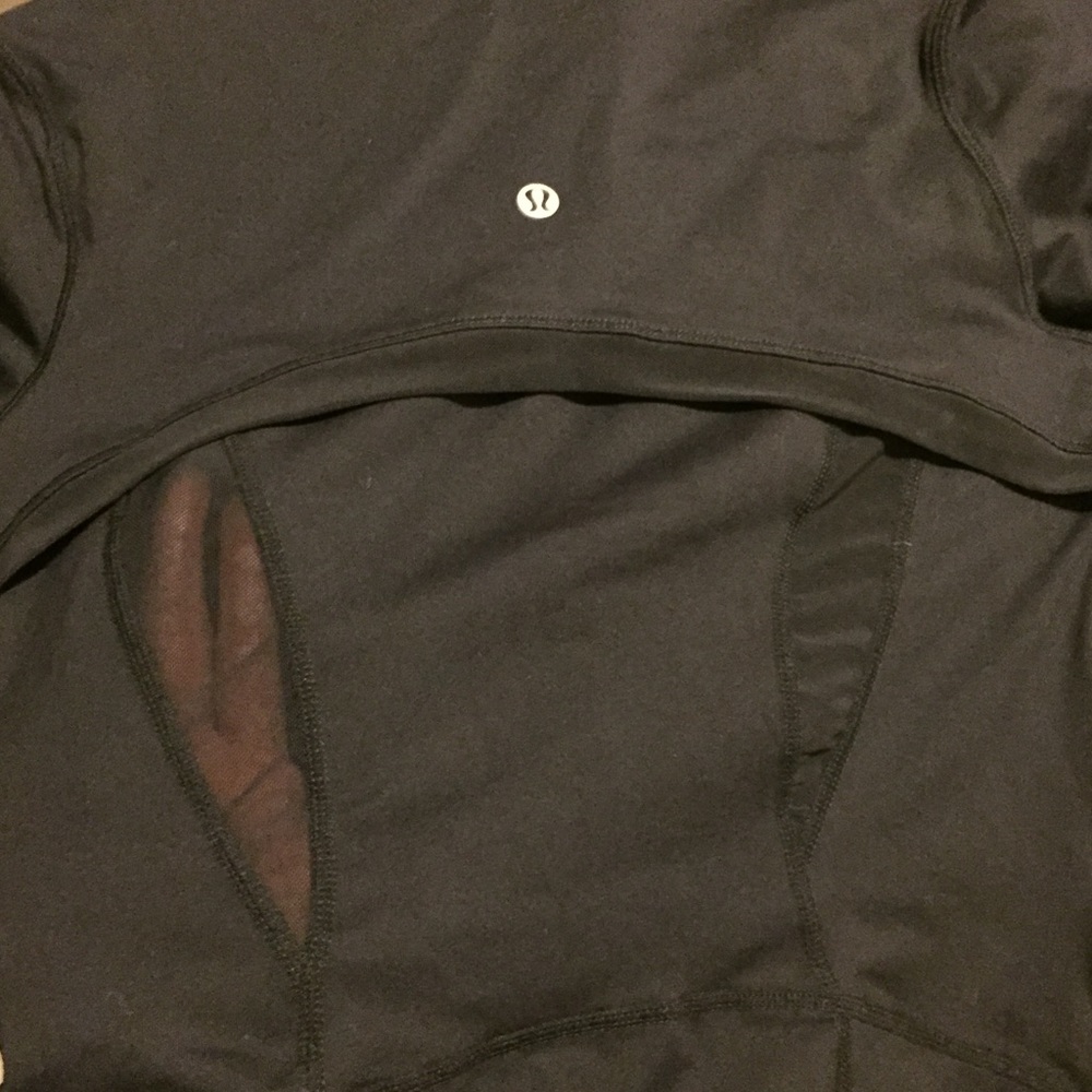Lululemon Black Mesh Back Jacket