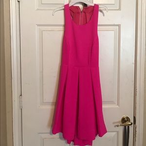 Pink cut out back dress