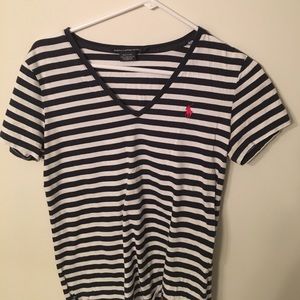 Polo vneck tee