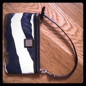 Dooney & Bourke brown and white bag