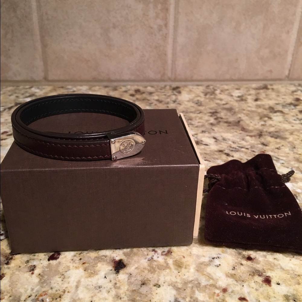 Louis Vuitton Initial Leather Bracelet