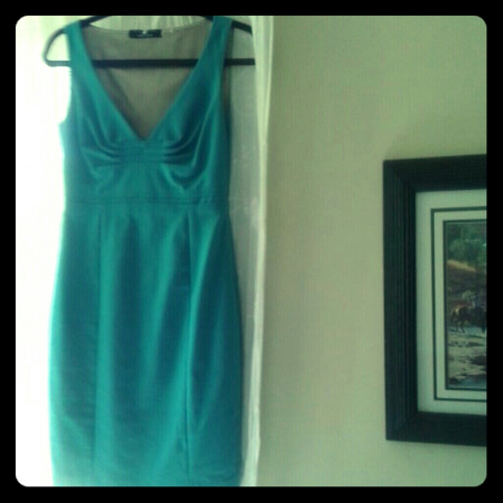 Elie Tahari Teal Blue Dress sz. 2