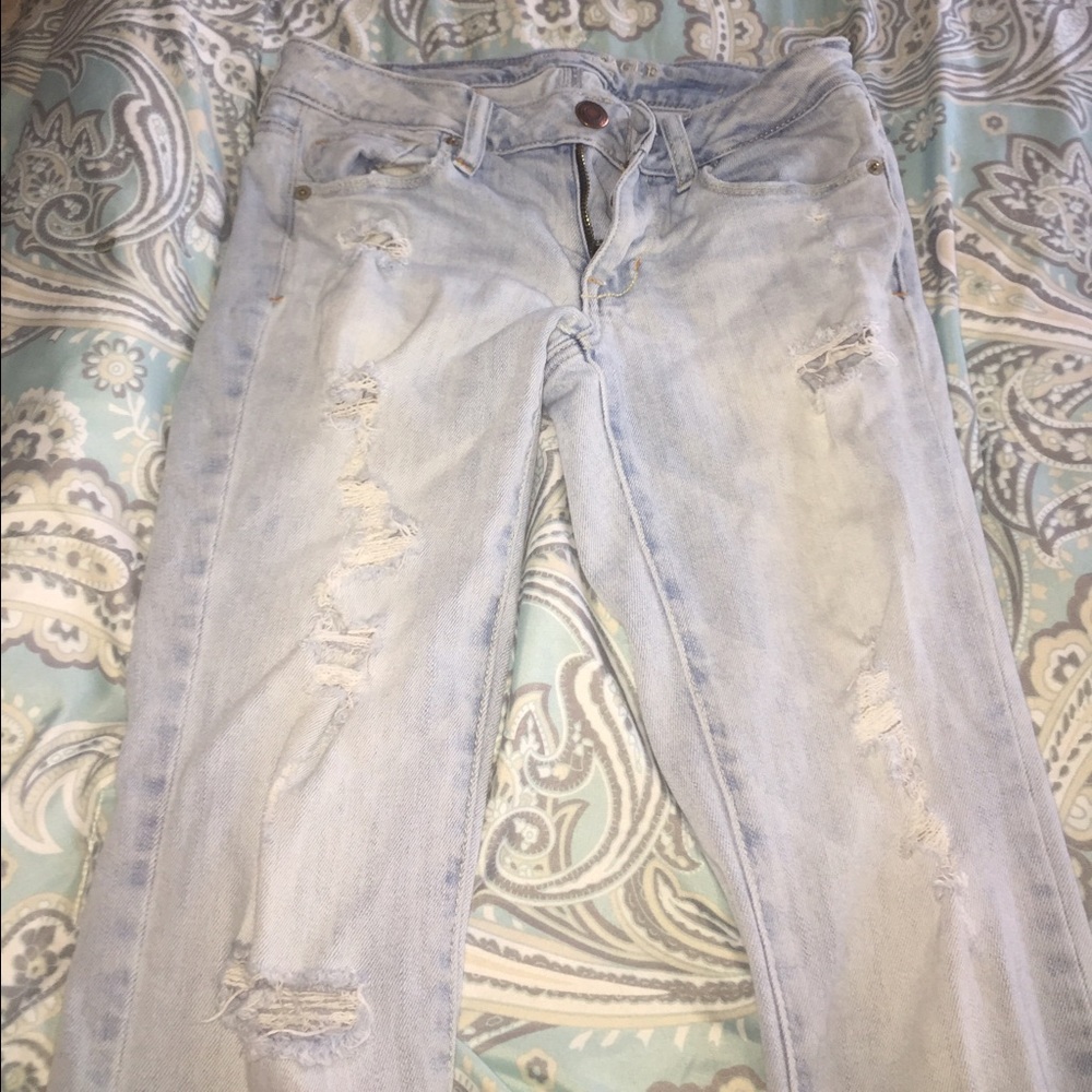 0r American eagle light jeans!