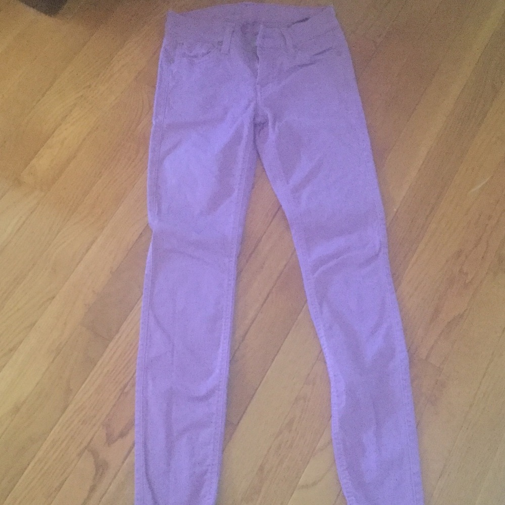 Seven for all mankind Light purple jeans