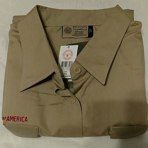 Ladies boy scout uniform shirt
