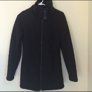 North face jacket xs black