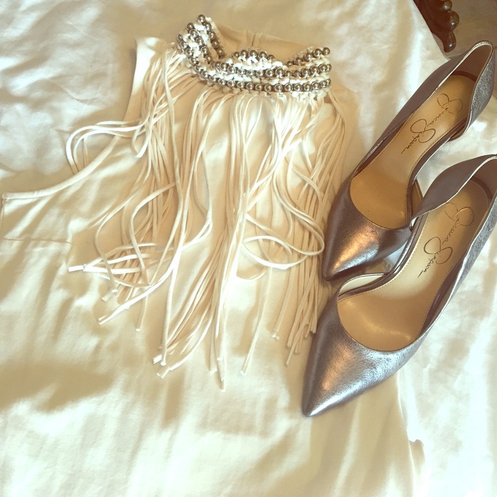 Trendy H&M Dress with Fringe