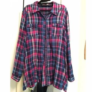 Plaid Long Sleeve Flannel