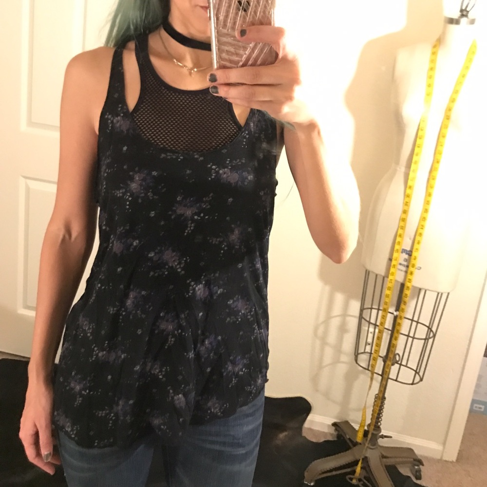 Floral print tank