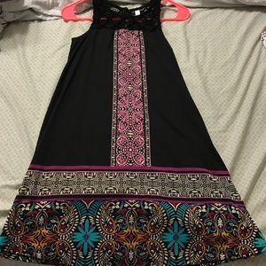 Black dress with cute designs