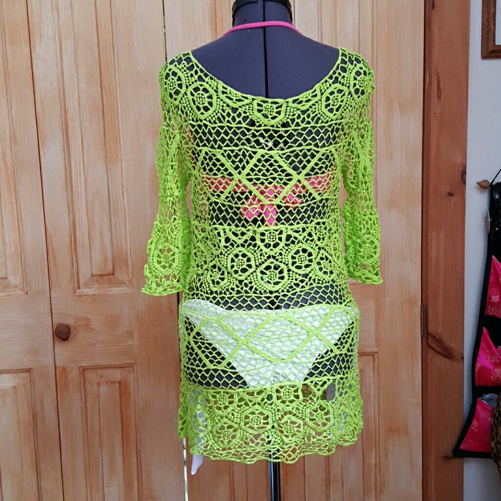 Colorful Crochet Cover-Up - Picture 2 of 3