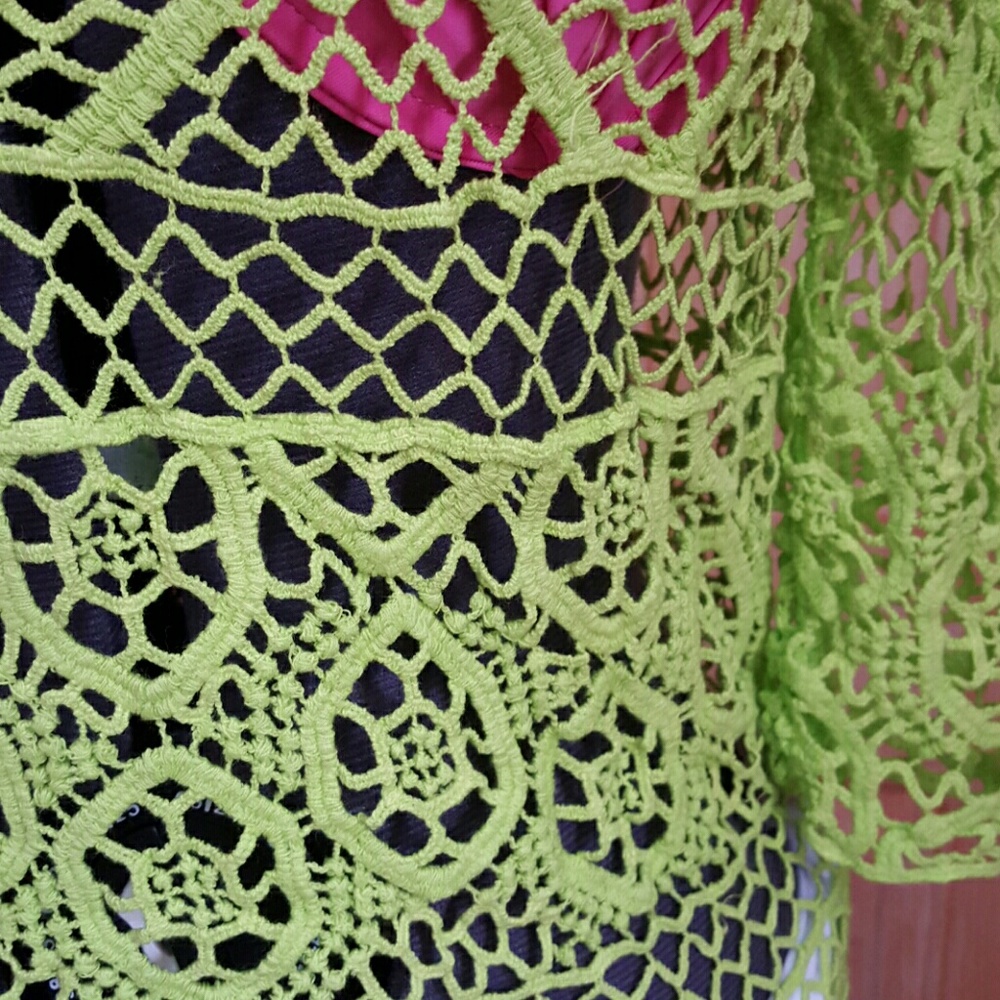 Colorful Crochet Cover-Up - Picture 3 of 3
