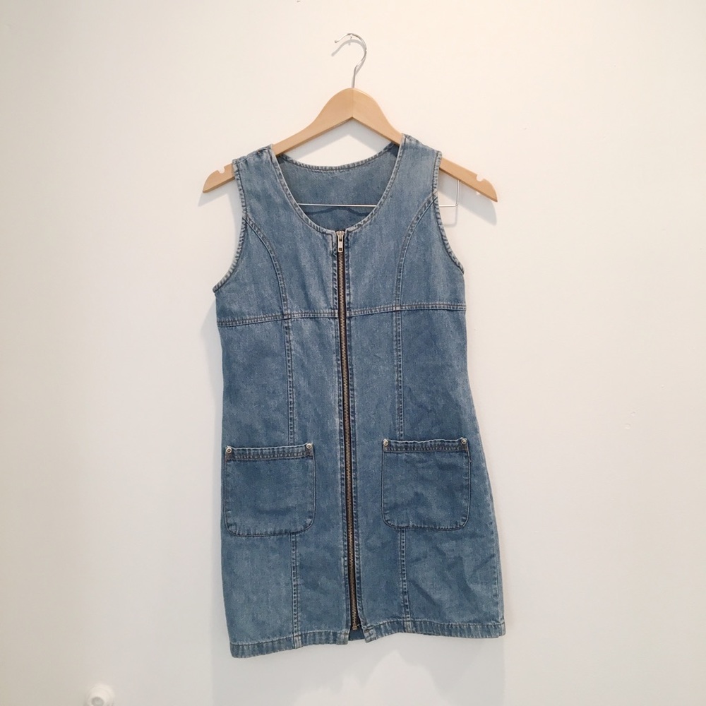 90s denim dress