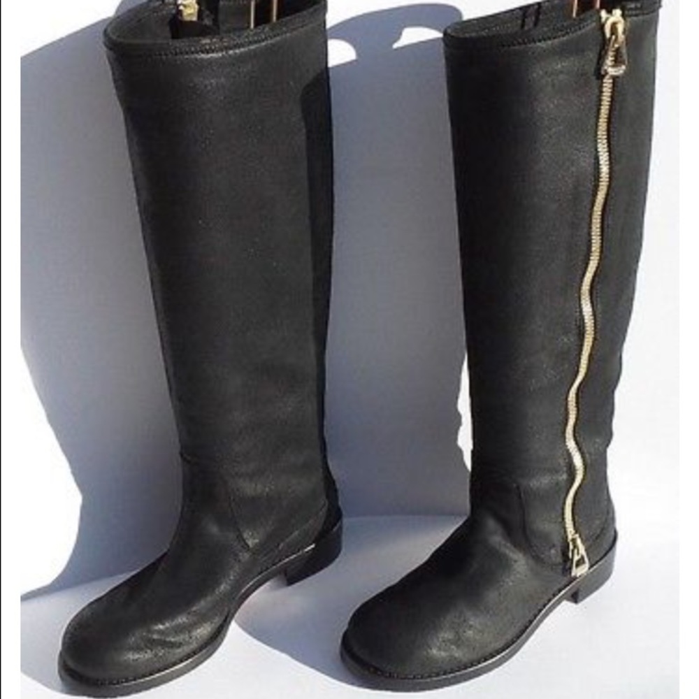 Jimmy Choo Black leather boots