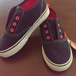 Vans Authentic V Heel Pop Navy/hot pink sneakers