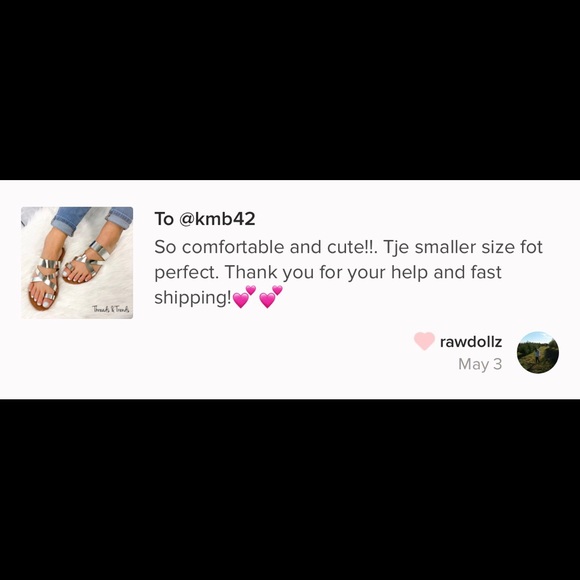 🌸🆕Metallic Silver Sandals - Picture 3 of 5