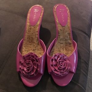 Slip on kitten heels