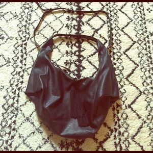 Black Boho Shoulder Bag