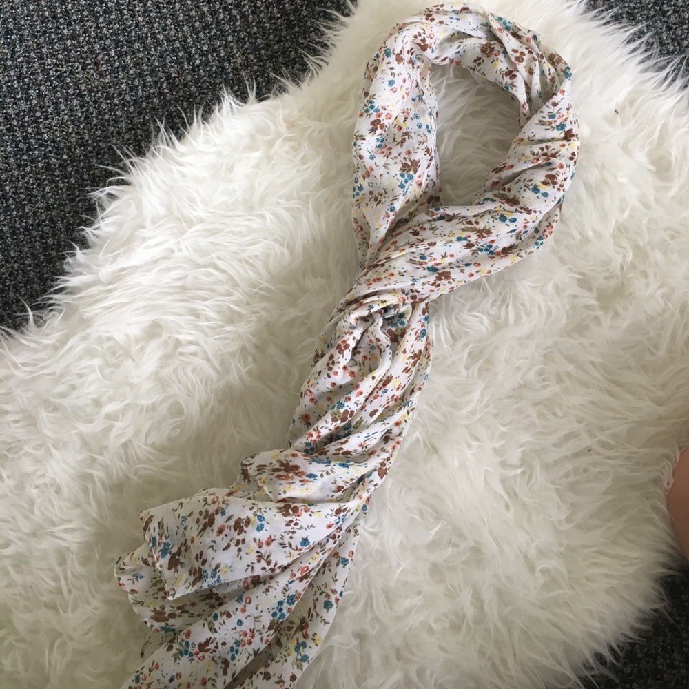 Floral scarf