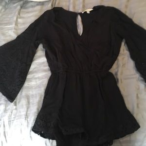 Black Abercrombie & Fitch romper.