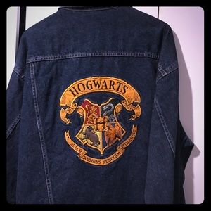 Original Hogwarts collectors jean jacket XL.