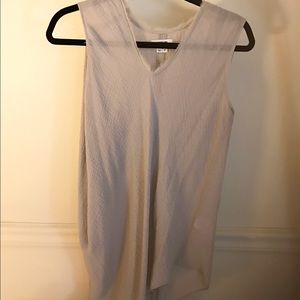 Helmut Lang sandstone color gauzy top. Worn once.