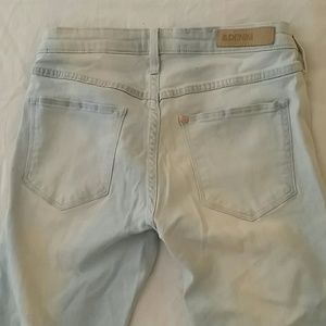 Super skinny super low waist h&m lightwash jeans