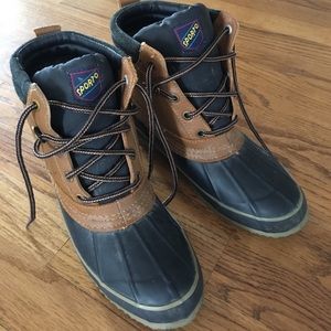 SPORTO DUCK BOOTS WOMENS SIZE 6