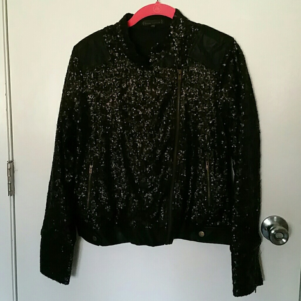 NWOT Sequened bomber jacket