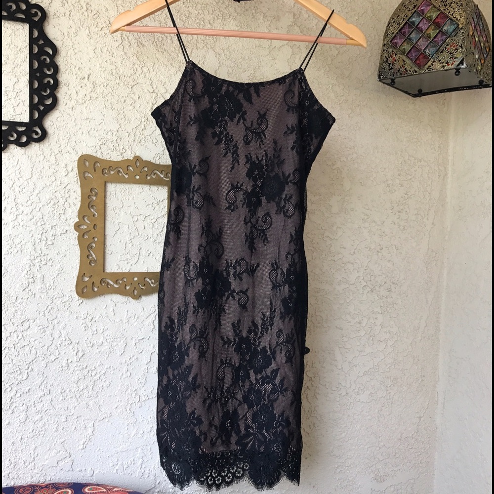Lace mini dress