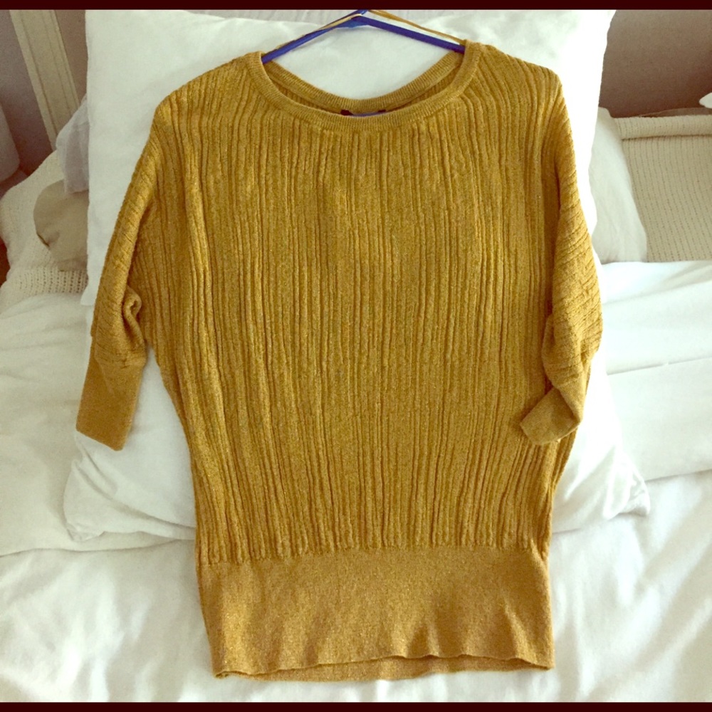 Evening top. With glittery details