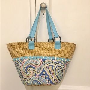 Vera Bradley Paisley Print Beach Tote