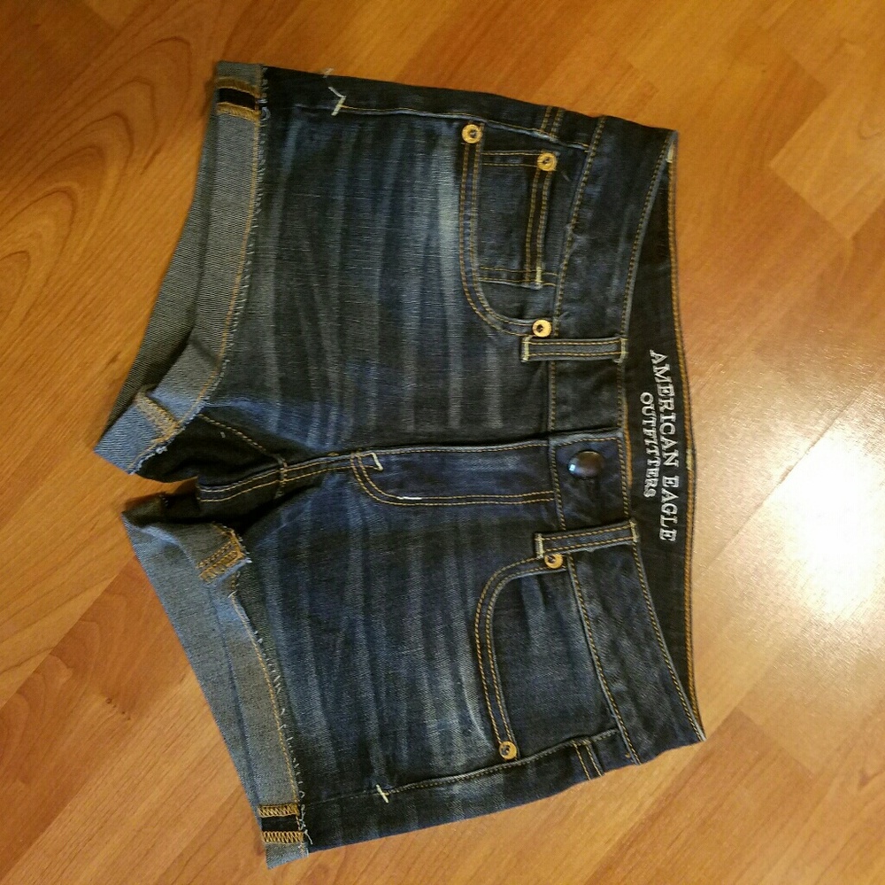 AE denim shorts (super stretch)