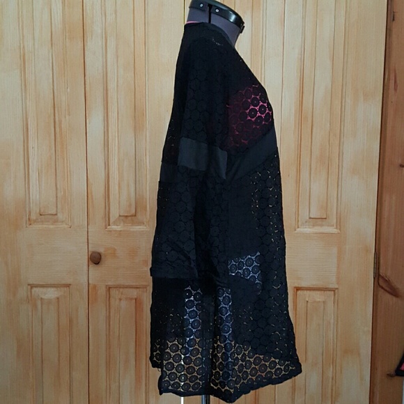 Bell Sleeve Lace Cover Up - Picture 2 of 4