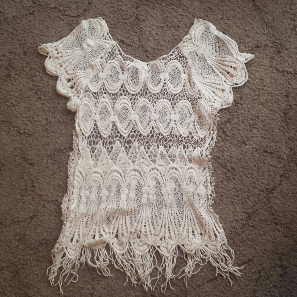 Crochet/knitted top