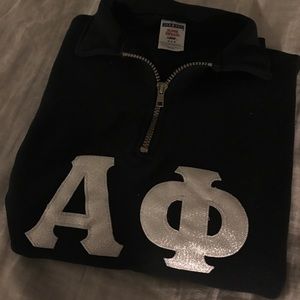 Alpha Phi Quarter Zip Pullover