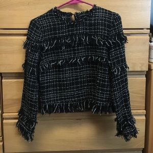 Zara Plaid Sweater