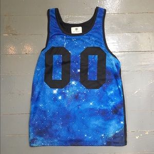 Mesh Galaxy Tank Top